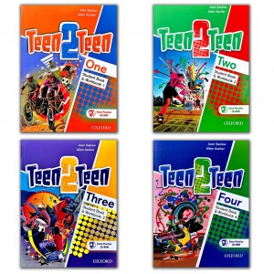 مجموعه 4 جلدی کتاب TEEN2TEEN 1+2+3+4 سایز بزرگ رحلی