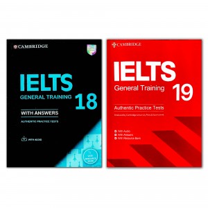 مجموعه دوجلدی کتاب IELTS CAMBRIDGE GENERAL 18-19