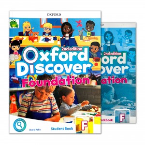 Oxford Discover Foundation Student's Book + WorkBook + CD سایز بزرگ(رحلی)