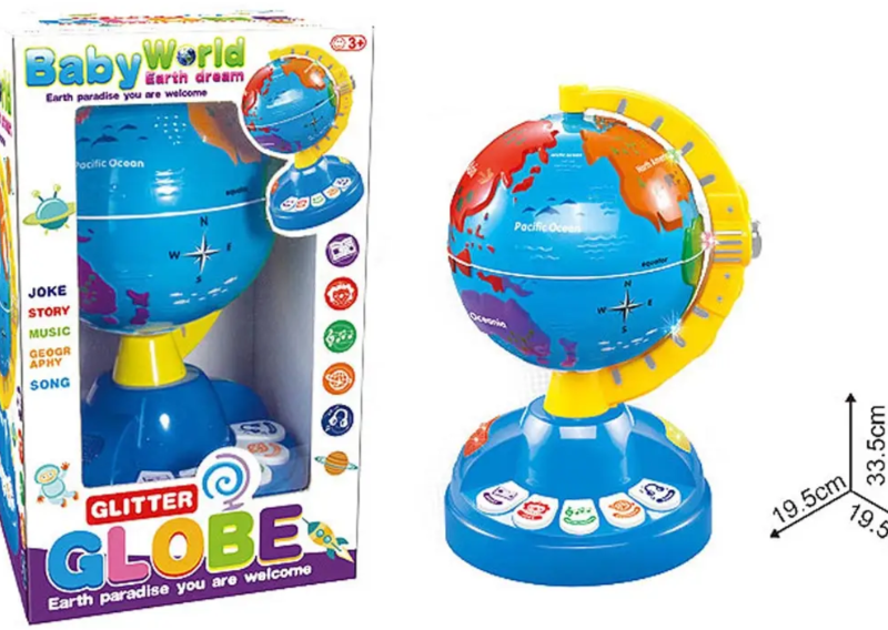 کره زمین همراه با پیانو موزیکال