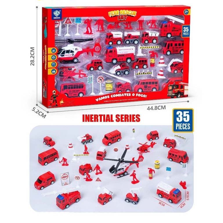 مجموعه اسباب‌بازی ماشین‌ های آتش‌ نشانی