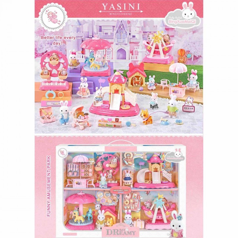 ست شهربازی خرگوشی سیلوانیان