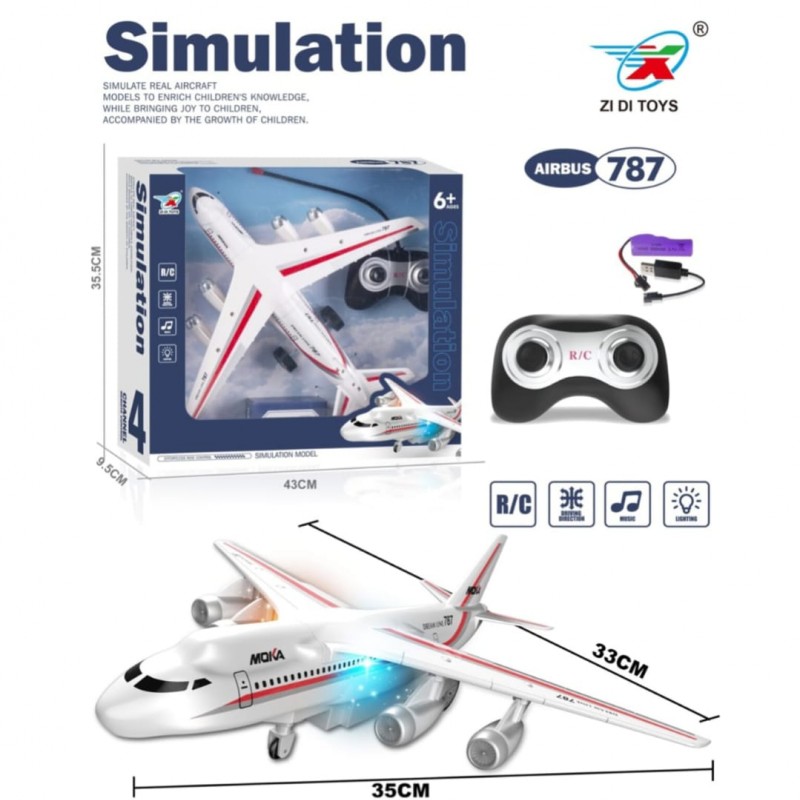 هواپیمای کنترلی شارژی مدل مسافربری