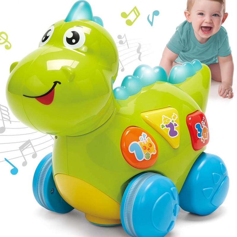 دایناسور آموزشی موزیکال هولا مدل Super Learning Dino