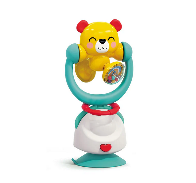 دایناسور آموزشی و جغجغه هولا مدل Highchair Kung Fu Bear