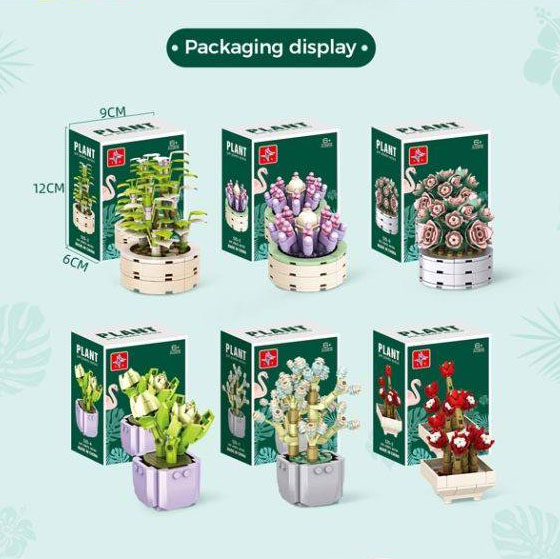 لگو گلدان تزئینی برند LX