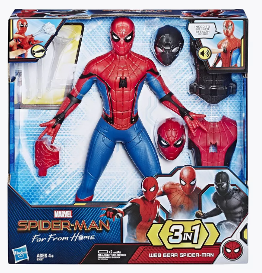 فیگور اسپایدرمن با لوازم جانبی