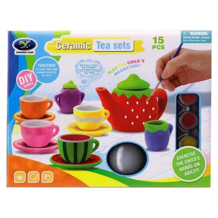 ست چایخوری نقاشی DIY