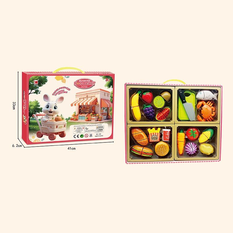 ست سبد مواد غذایی و میوه مدل Food Basket