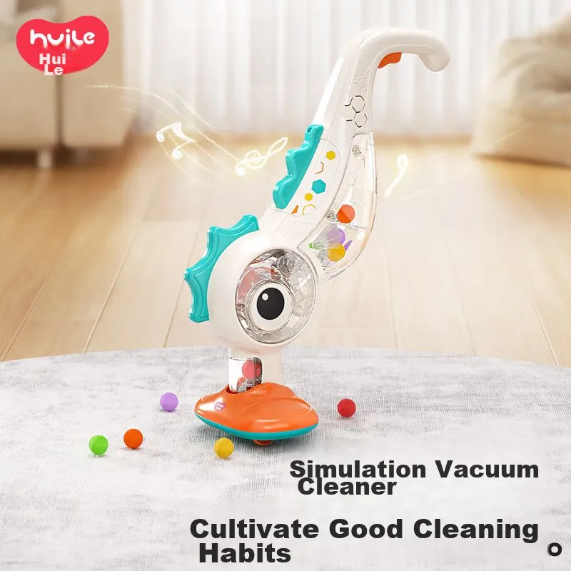 جاروبرقی اسباب‌بازی کودک هولاتویز با افکت صدا و مکش نمایشی