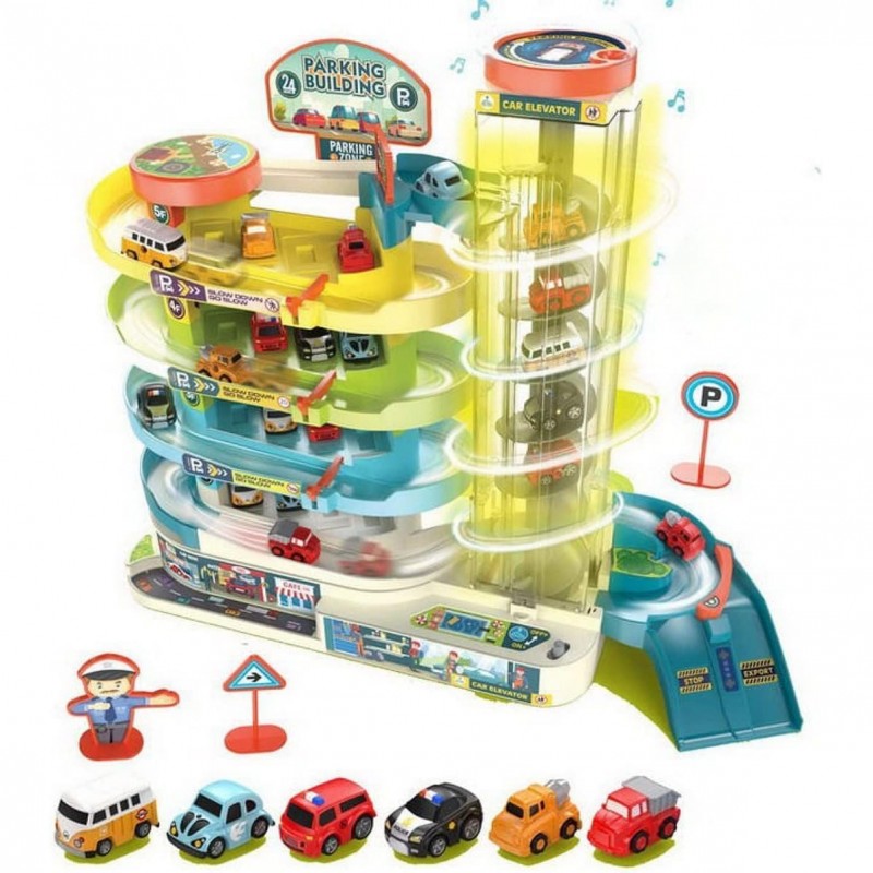 ست پارکینگ به همراه 6 عدد ماشین