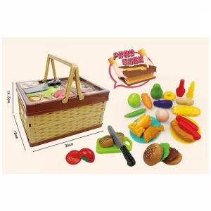 سبد میوه طرح چوب