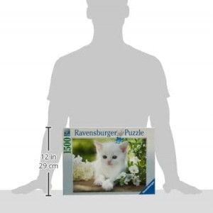 پازل ۱۵۰۰ تکه طرح «Kitten White»