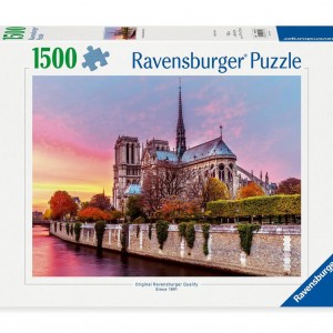 پازل ۱۵۰۰ تکه طرح «Picturesque Notre Dame»