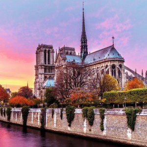 پازل ۱۵۰۰ تکه طرح «Picturesque Notre Dame»