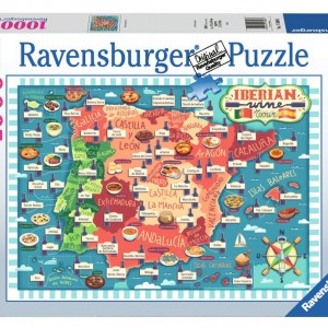 پازل ۱۰۰۰ تکه «نقشه مناطق شراب‌سازی ایبری»