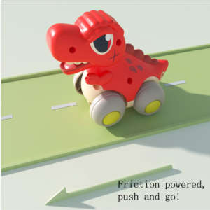 دایناسور چرخ‌دار هولا مدل (Cool Run Dinosaurs)