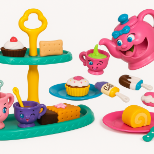 ست اسباب‌بازی سرو چای و کیک موزیکال