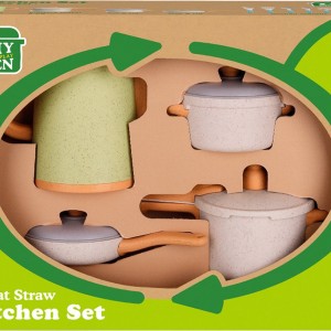 ست آشپزخانه کودک مدل DIY Kitchen با الیاف طبیعی