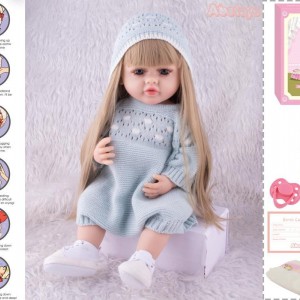 عروسک هوشمند دخترانه سیلیکونی برند ریبورن