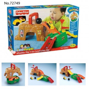 پارکینگ فیشر پرایس مدل Little People Wheelies