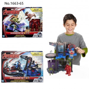 ست بازی اونجرز شامل هالک باستر و کاپیتان آمریکا