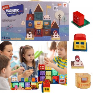 مگنت تایل خانه‌سازی مدل ساخت ویلا ۴۳ تکه