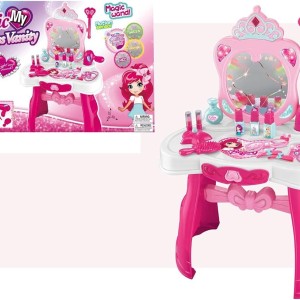 میز آرایشی کودک با نور و صدا و چوب جادویی