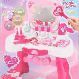میز آرایشی کودک با نور و صدا و چوب جادویی