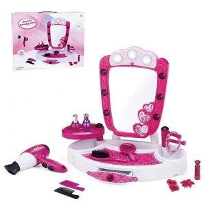 میز آرایشی کودک مدل Beauty Dressing Table با آینه و سشوار