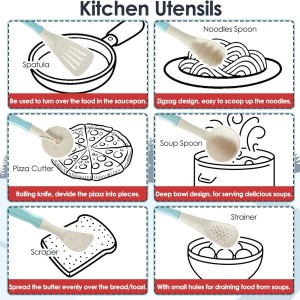 ست لوازم آشپزخانه کودک مدل DIY Kitchen با الیاف طبیعی