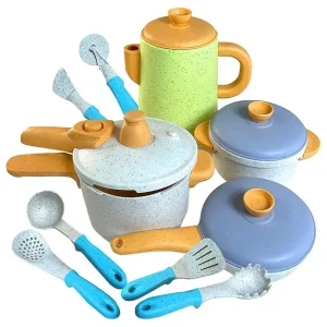 ست لوازم آشپزخانه کودک مدل DIY Kitchen با الیاف طبیعی