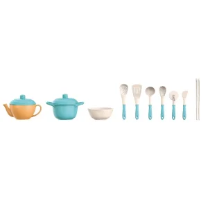 ست ظروف آشپزخانه کودک مدل DIY Kitchen با الیاف طبیعی