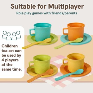 ست چای‌خوری کودک مدل DIY Kitchen با الیاف طبیعی