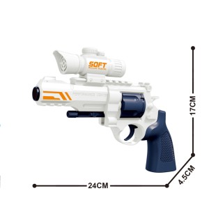 تفنگ اسباب‌بازی فومی مدل هفت‌تیر اسفنجی