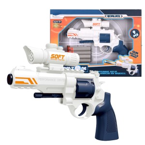 تفنگ اسباب‌بازی فومی مدل هفت‌تیر اسفنجی