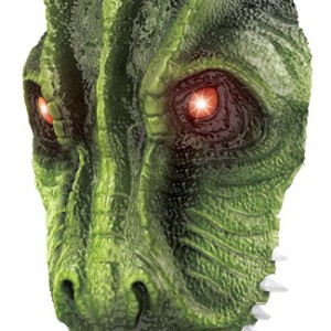 ماسک و ربات دایناسور