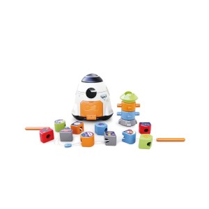 سباب‌بازی فکری کودک Hola مدل Magic Toy Spaceship Shape Sorter کد HE792000