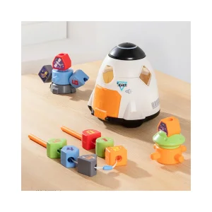 سباب‌بازی فکری کودک Hola مدل Magic Toy Spaceship Shape Sorter کد HE792000