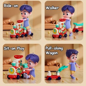 واکر 4 کاره موزیکال کودک هالی تویز