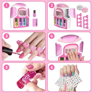 اسباب بازی دستگاه طراحی ناخن دخترانه Superstar Nail Art