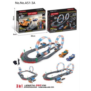 اسباب بازی پیست ماشین مسابقه‌ای Top Turbo