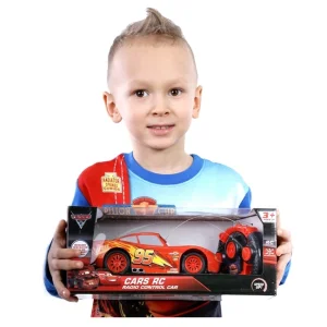 ماشین کنترلی مک‌ کوئین Cars مدل Lightning McQueen | ریموت‌دار شارژی