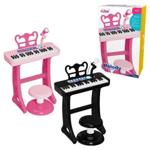 پیانو اسباب‌ بازی کودک Melody مدل 1037 با صندلی و میکروفن