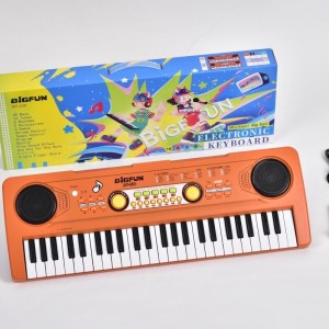 ارگ ۴۹ کلید بیگ فان (Bigfun) مدل BF-530 به همراه میکروفون (رنگ نارنجی)