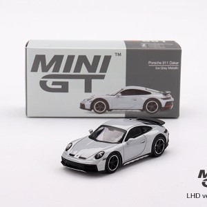 ماکت ۱:۶۴ پورشه ۹۱۱ برند  Porsche 911 Dakar Ice Gray Metallic    ,Mini GT