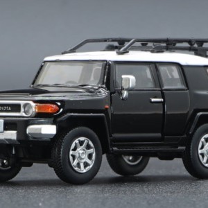 ماکت ۱:۶۴  تویوتا fj cruiser مشکی Toyota FJ Cruiser with extra wheels black BM C