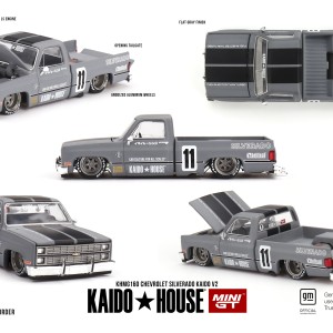 ماکت ۱:۶۴ شورولت سیلورادو Chevrolet Silverado KAIDO V2 ,Mini GT