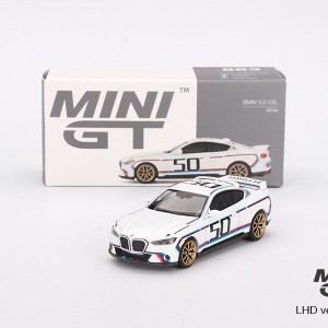 ماکت ۱:۶۴ بی ام وBMW 3.0 CSL White  ,Mini GT