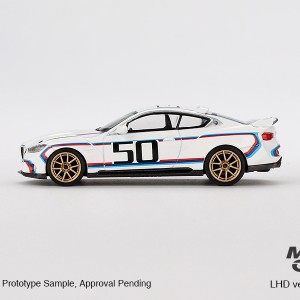 ماکت ۱:۶۴ بی ام و BMW 3.0 CSL White  ,Mini GT